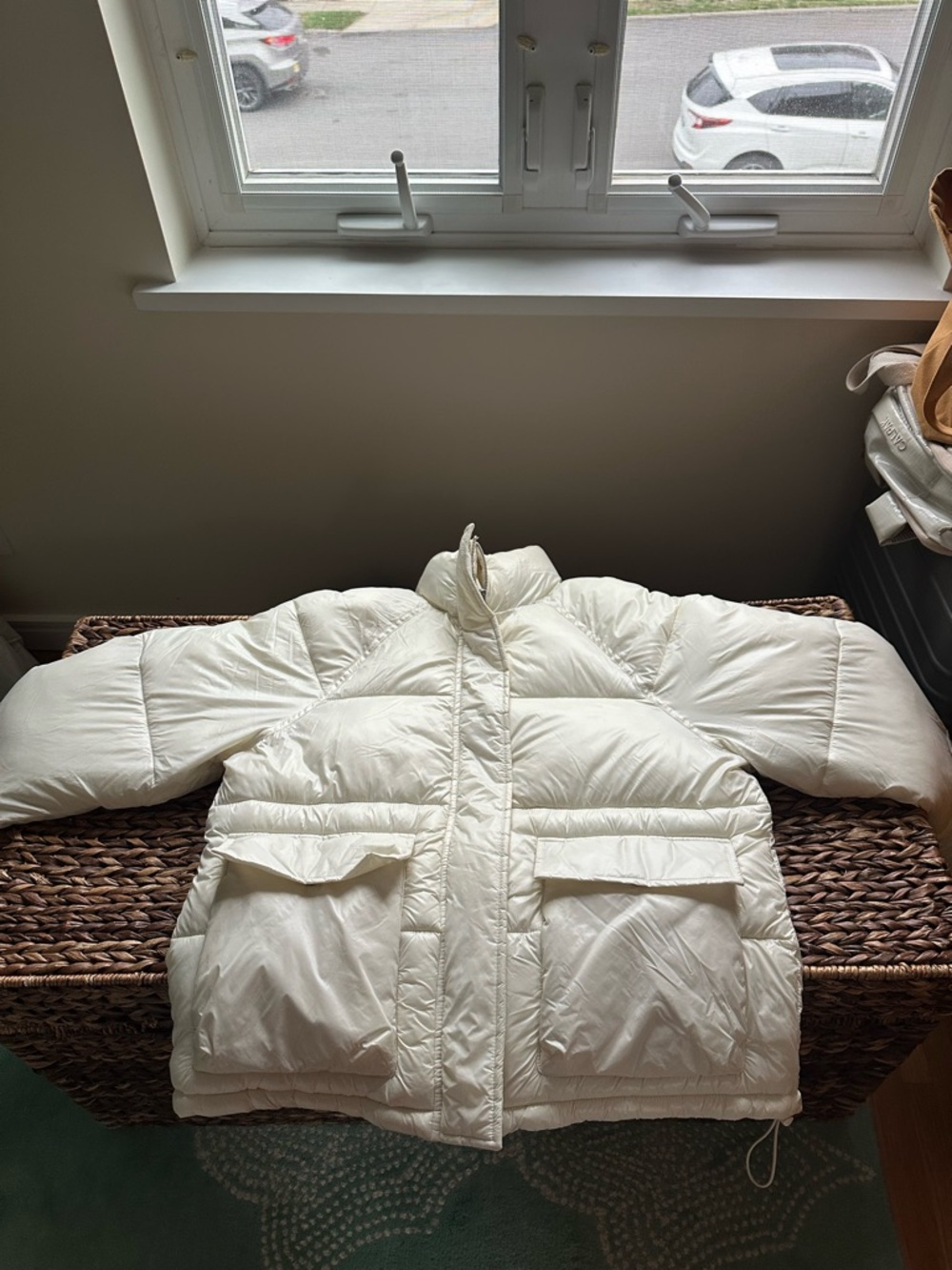 Abercrombie & Fitch Oversized Utility Puffer Jacket